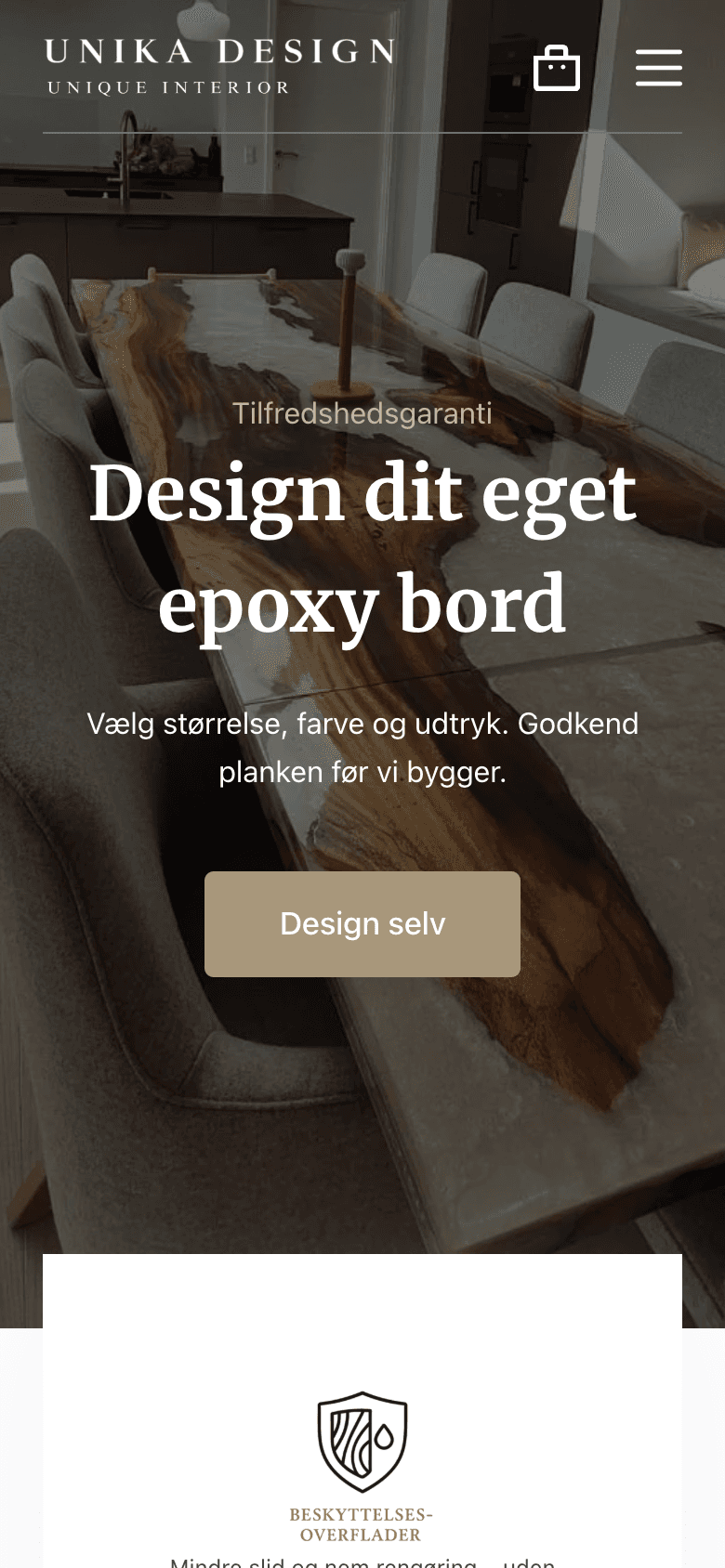Unika Design på mobil