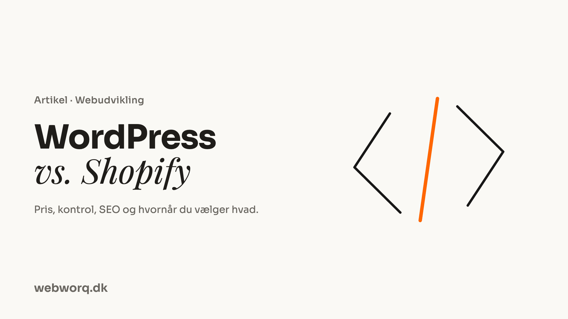 WordPress vs Shopify vs headless: Hvilken platform er bedst i 2026?